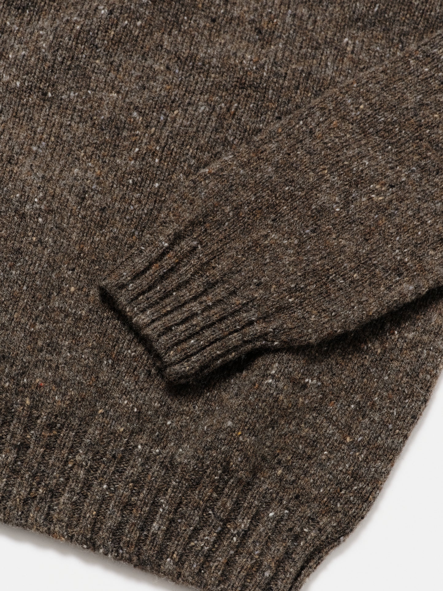 Shetland Wool Crewneck Sweater in Staffa
