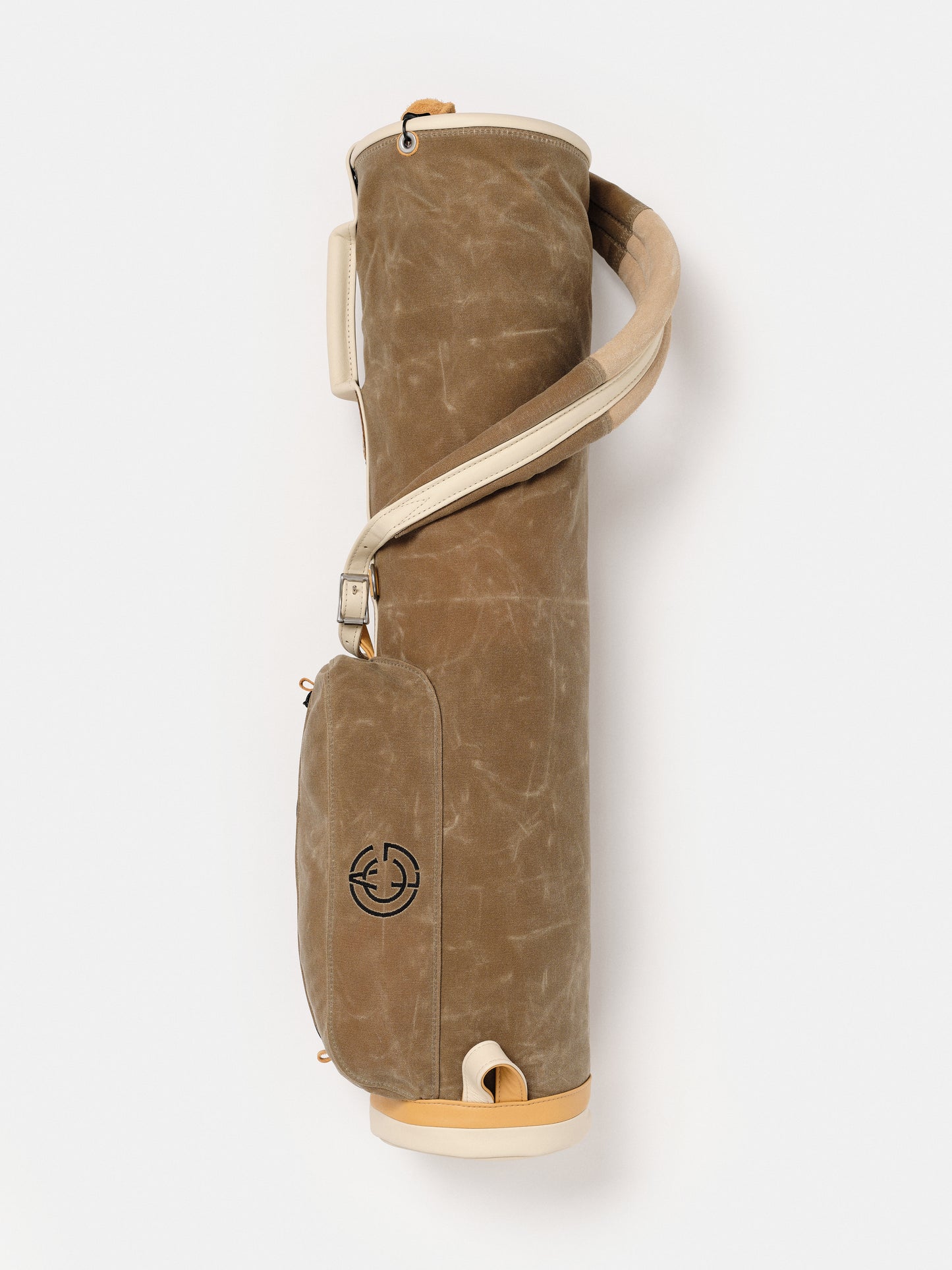 MacKenzie x ACL GOLF 8" Tan Waxed Canvas Carry Bag