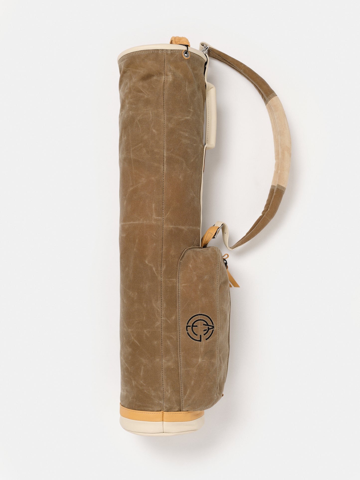 MacKenzie x ACL GOLF 8" Tan Waxed Canvas Carry Bag
