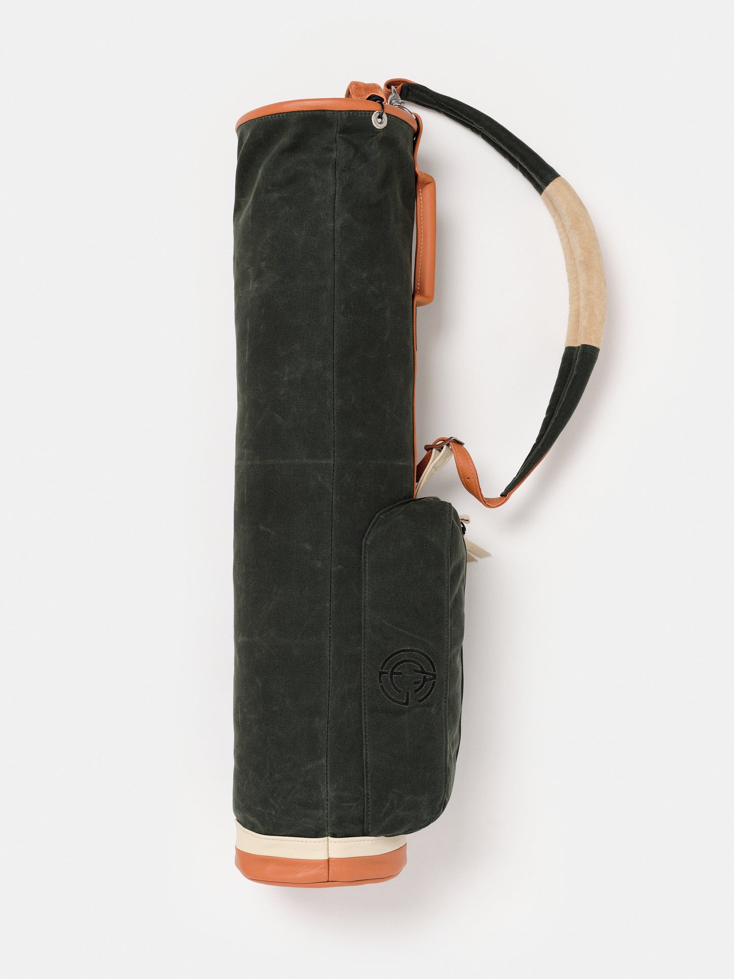 MacKenzie x ACL GOLF 8" Dark Green Waxed Canvas Carry Bag