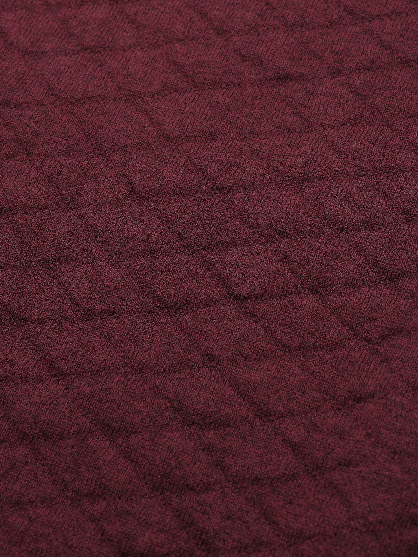 Ward Crewneck Golf Sweater in Port