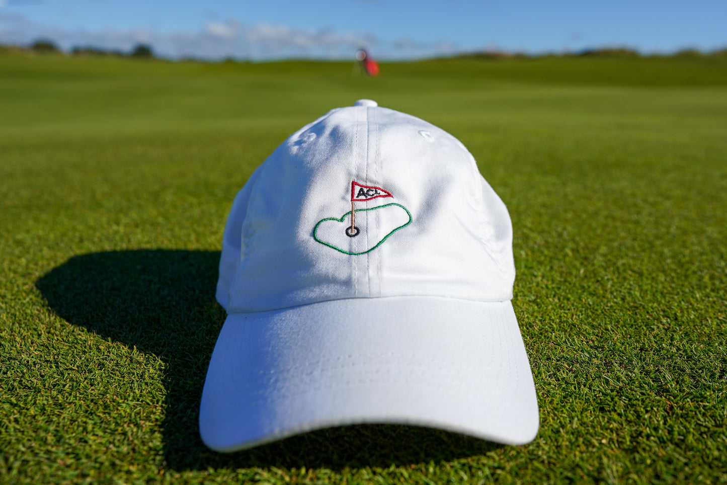 ACL Flag Cotton Golf Hat in White