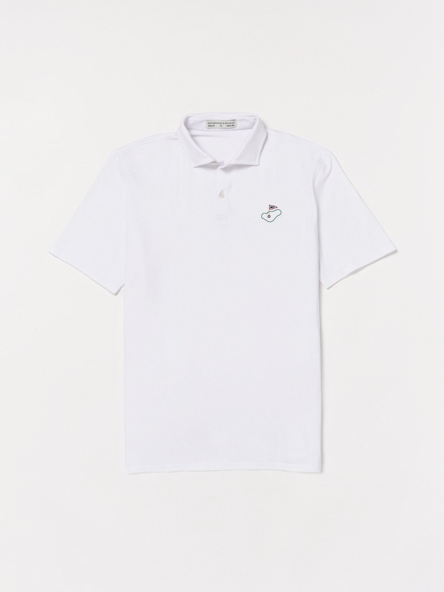 Holderness & Bourne Cotton Polo Shirt in White