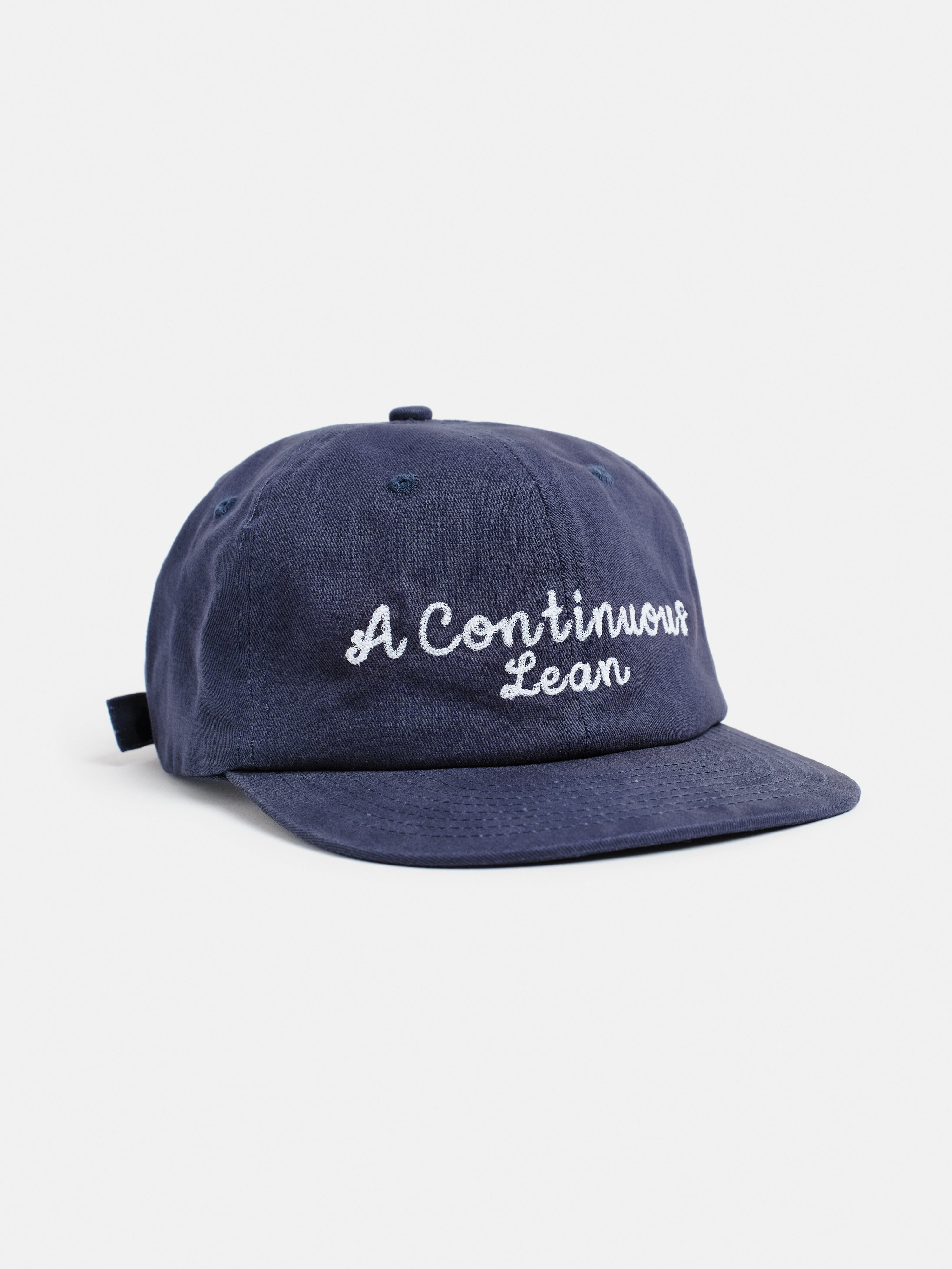 ACL Stitched Script Hat in Navy – aclgolf