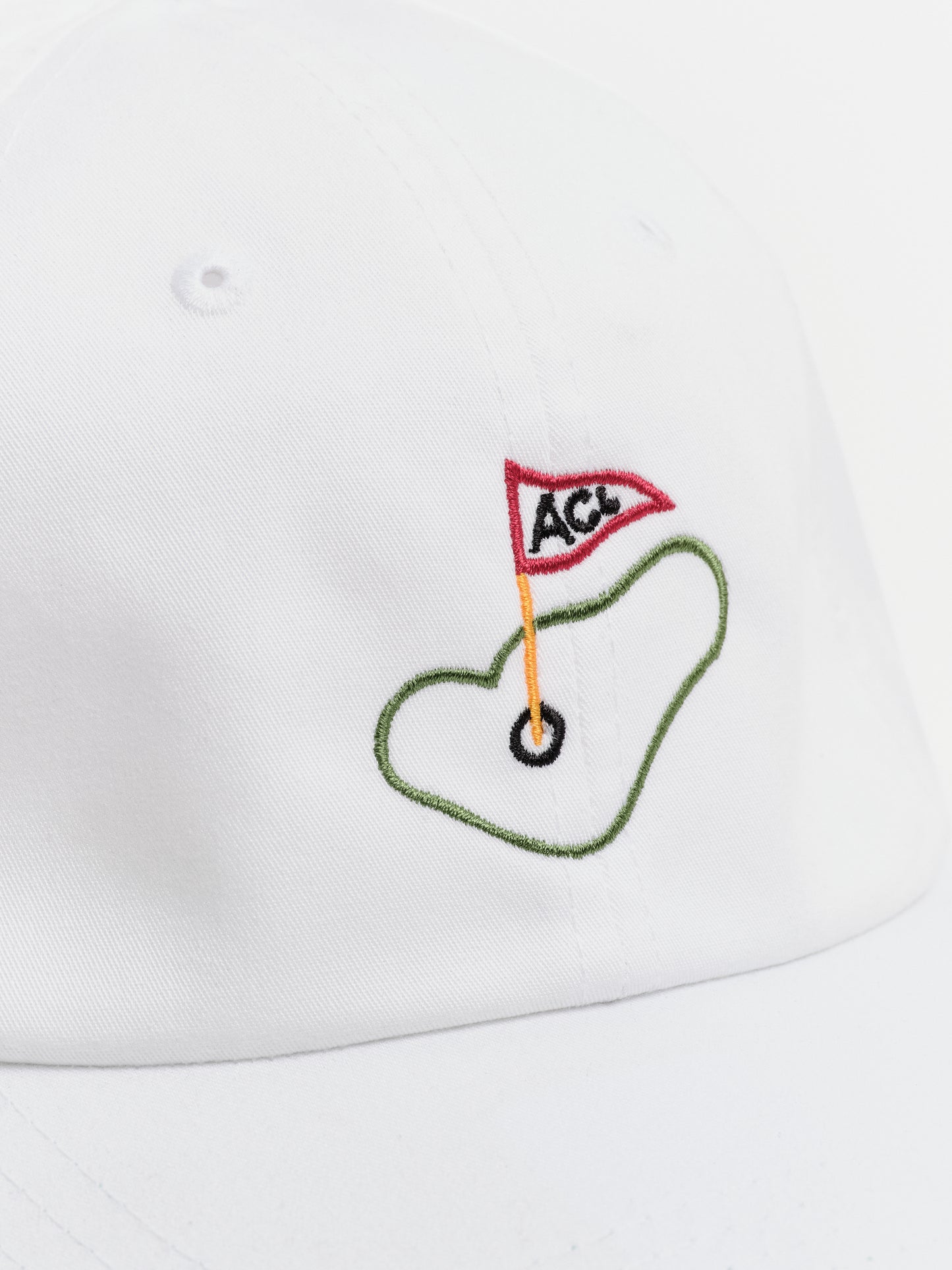 ACL Flag Cotton Golf Hat in White