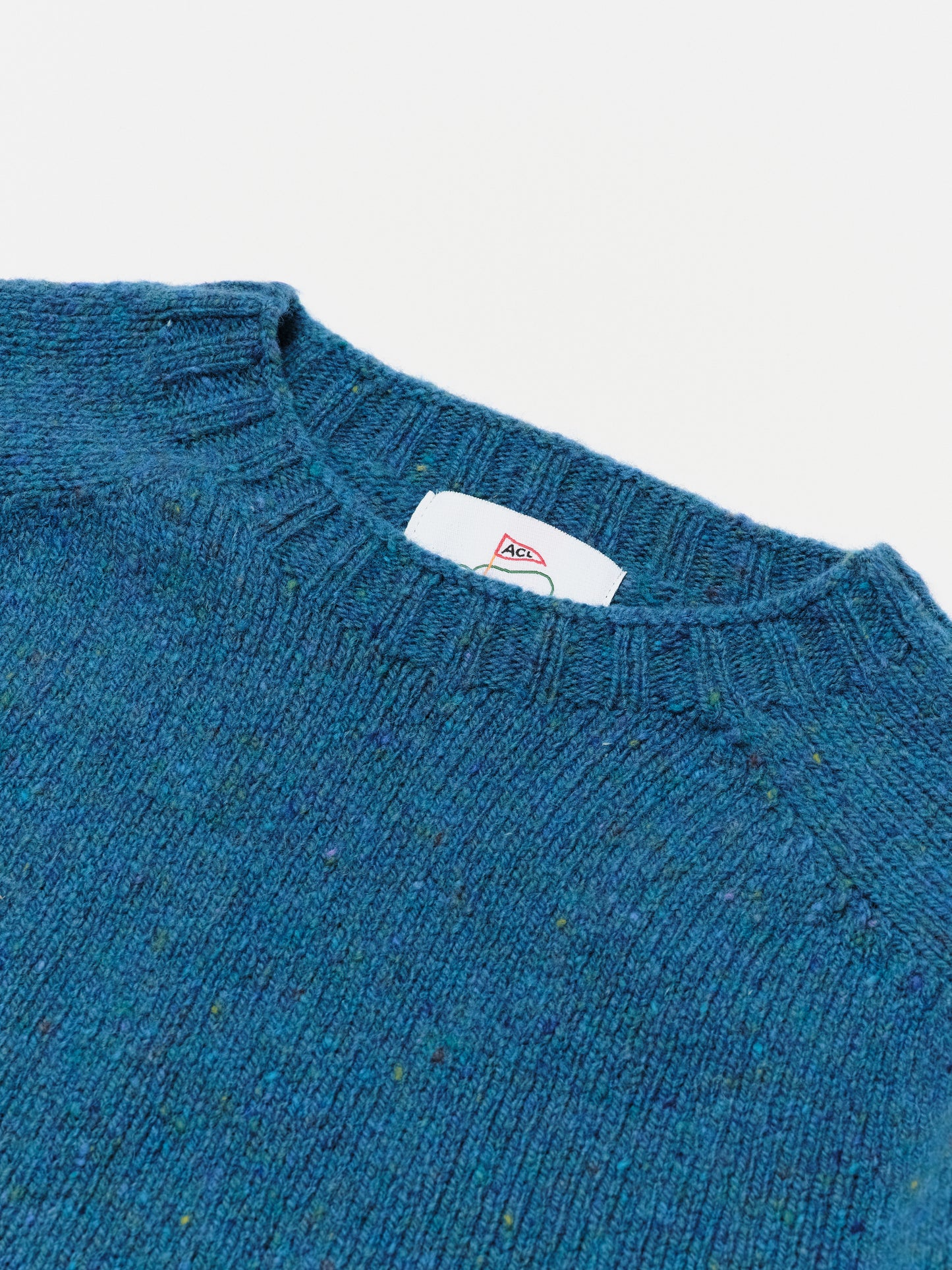 Shetland Wool Crewneck Sweater Gigha