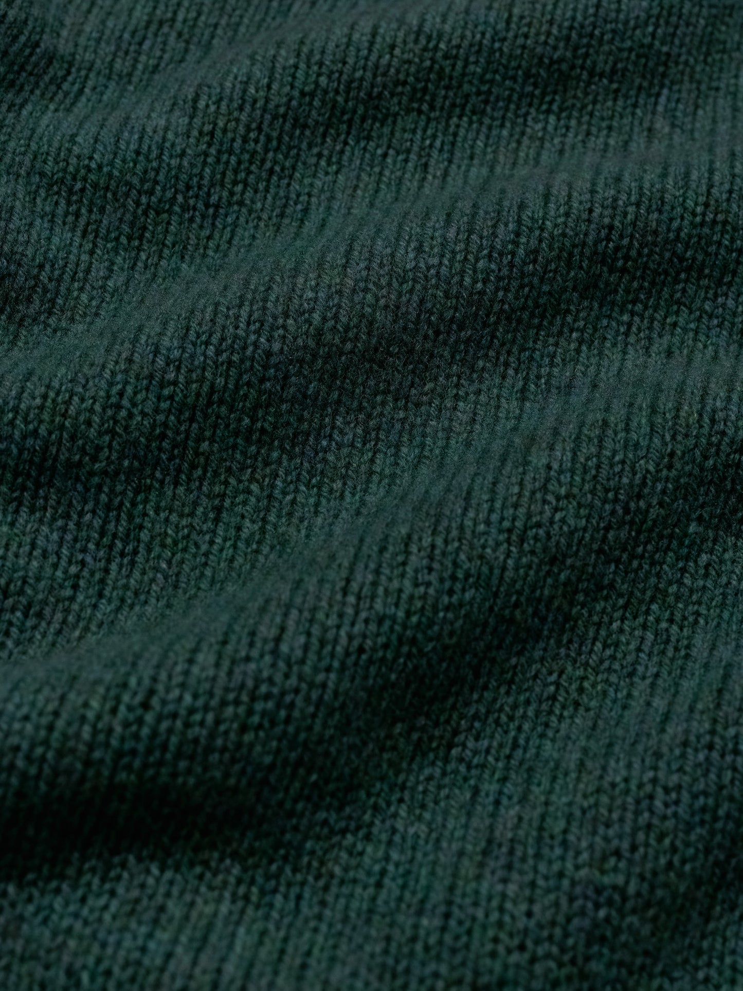 Shetland Wool Crewneck Sweater in Tartan