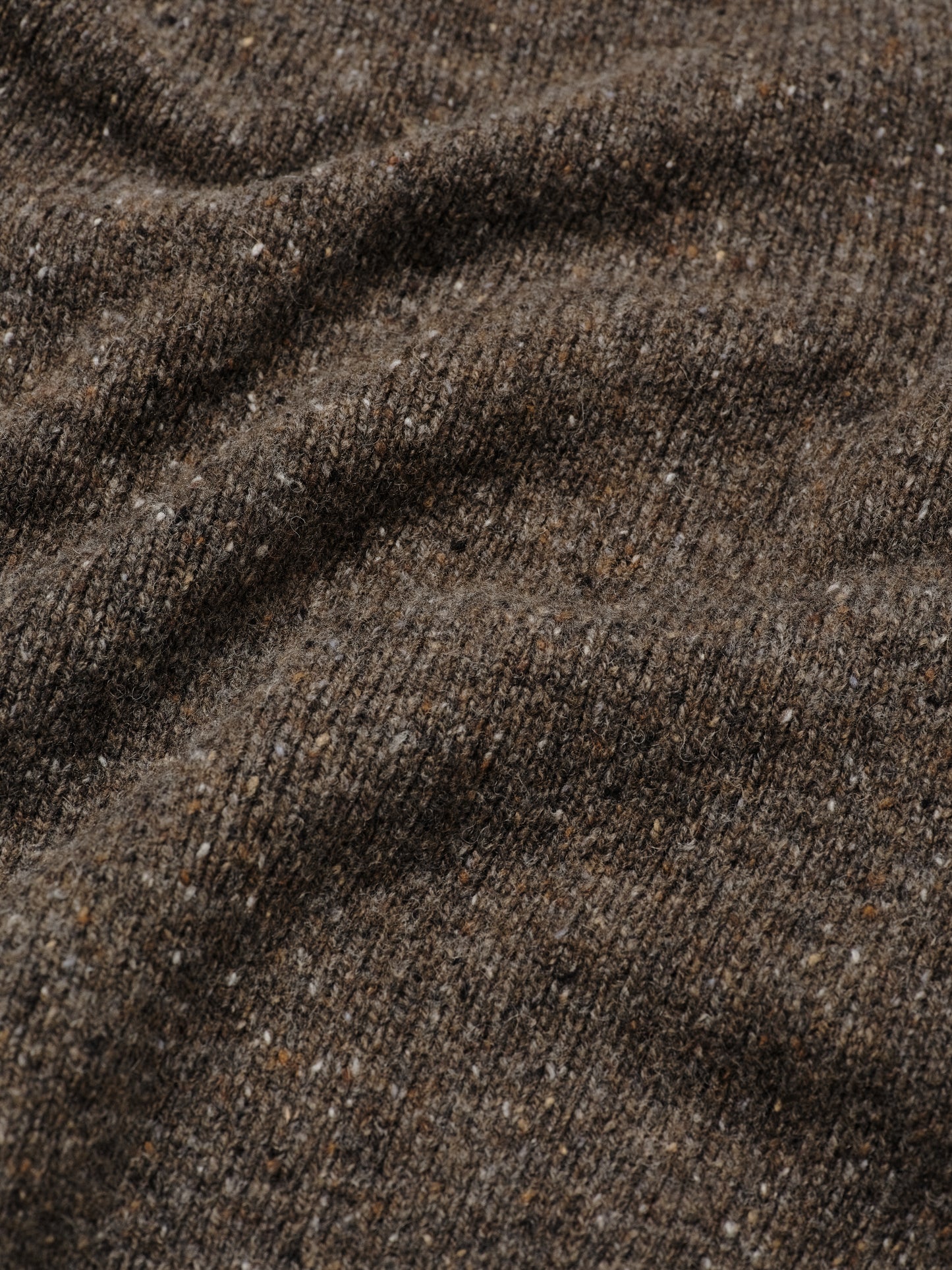 Shetland Wool Crewneck Sweater in Staffa