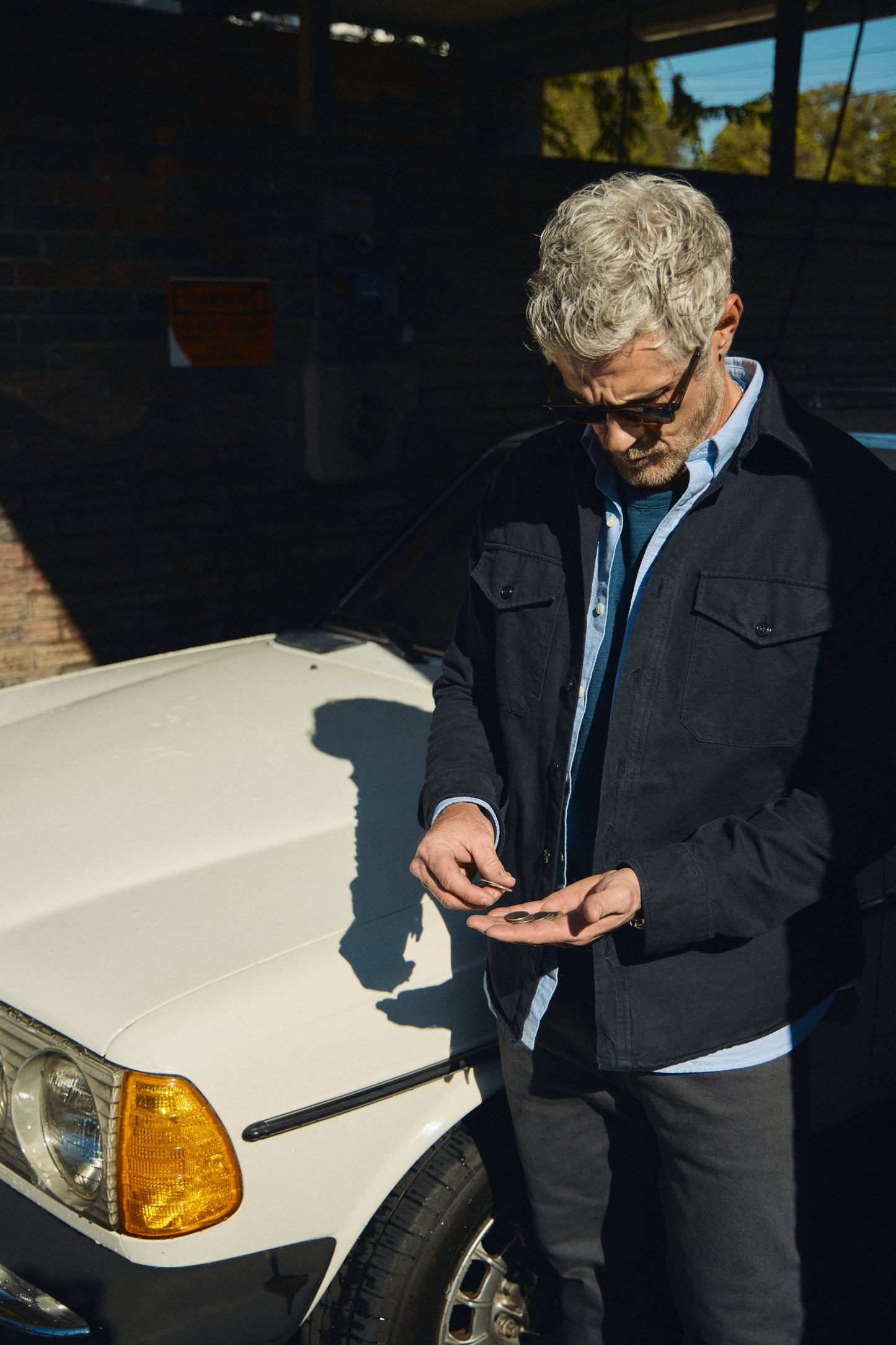 ACL x Rivay Canvas "Drop Off" Jacket in Navy