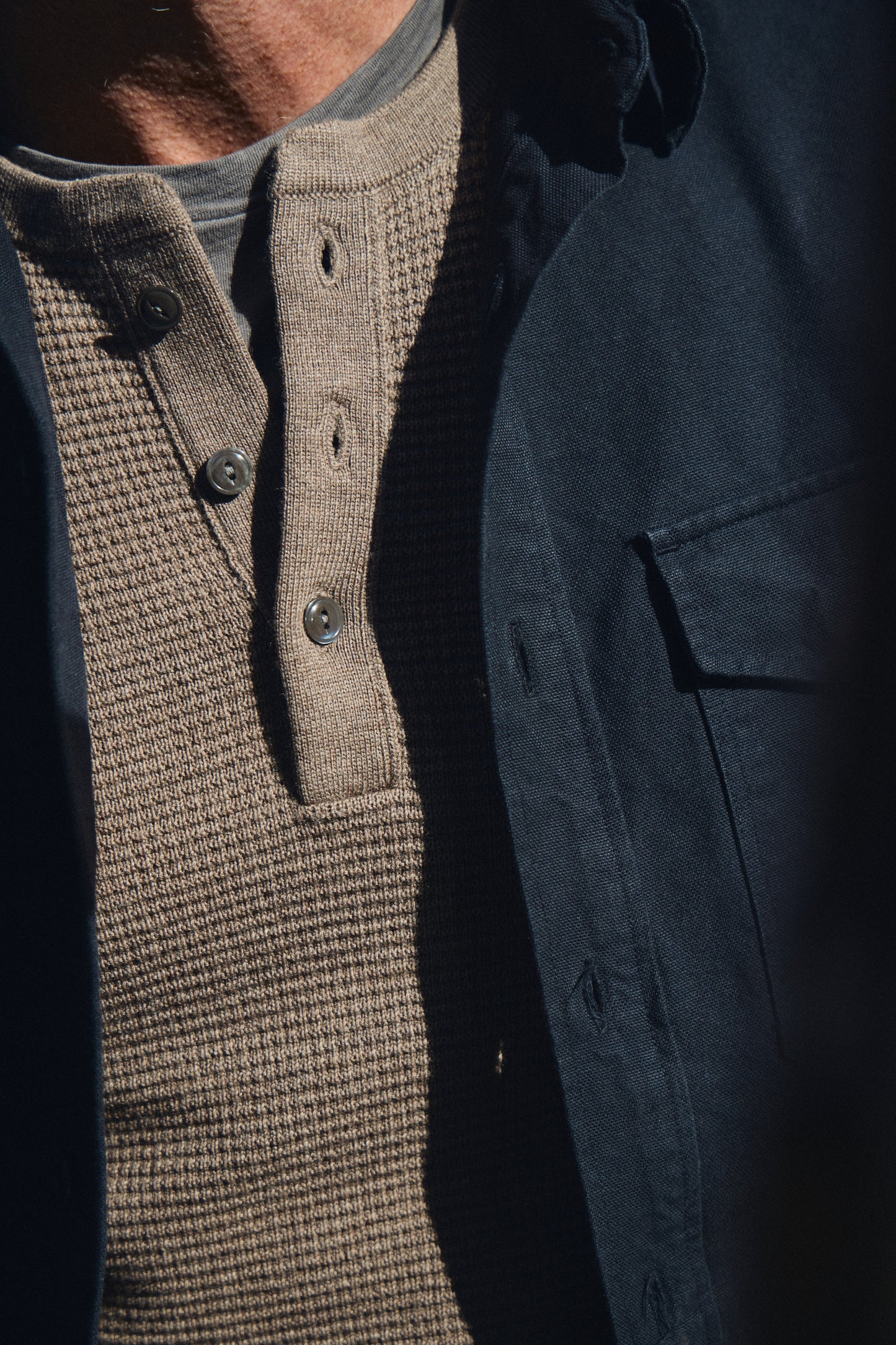 ACL x Rivay Canvas "Drop Off" Jacket in Navy