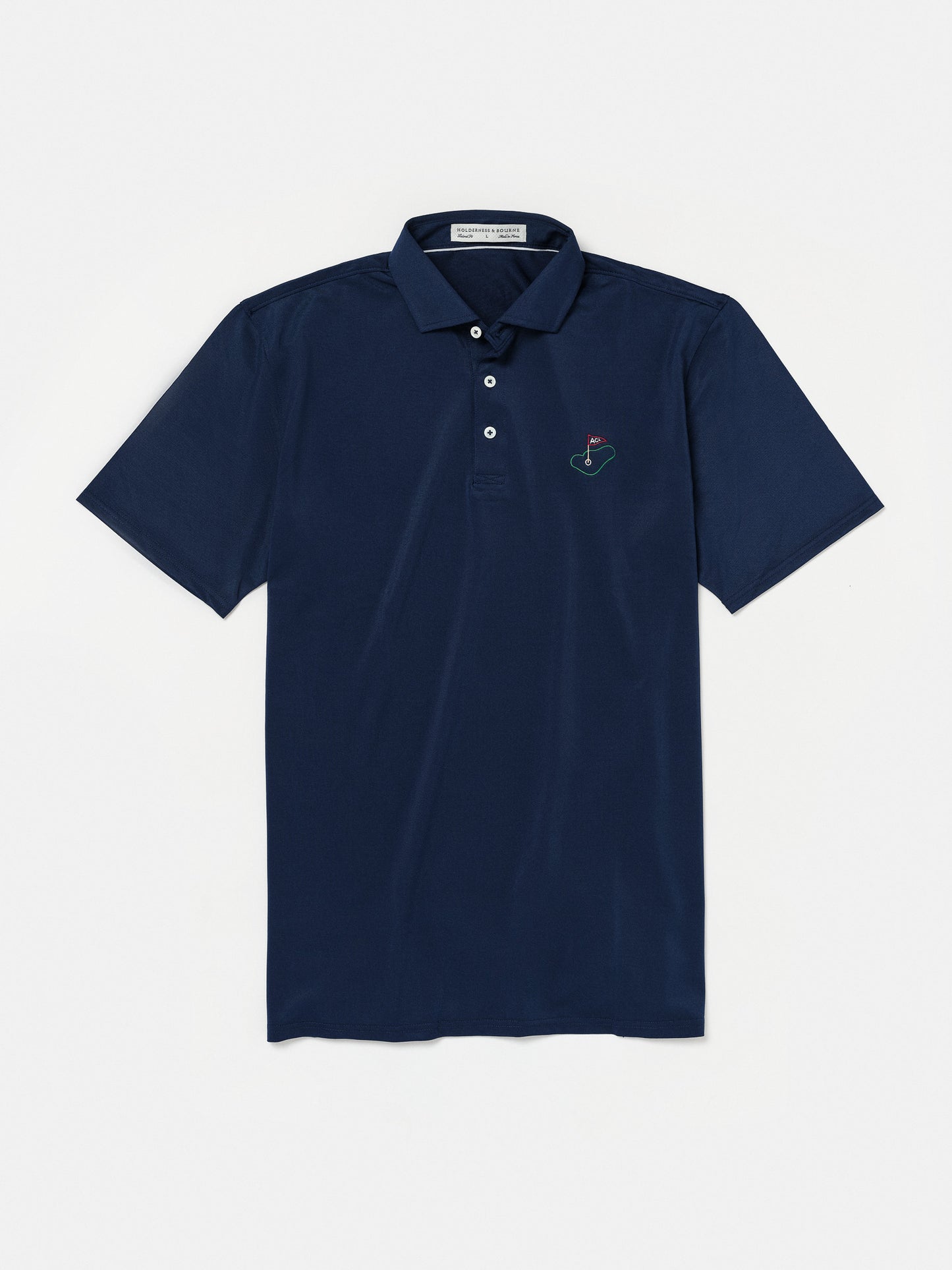 Holderness & Bourne Performance Polo in Navy