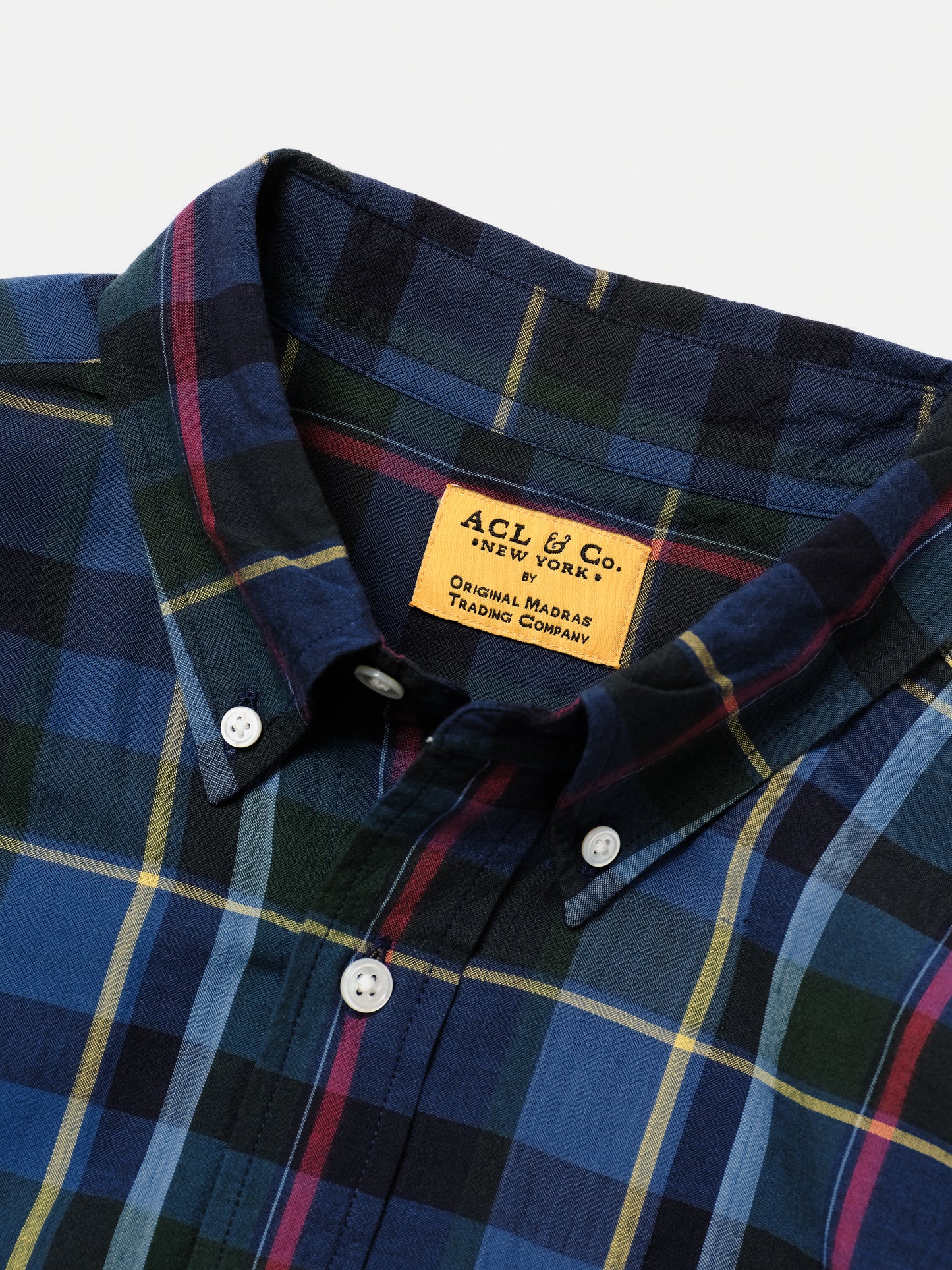 ACL & Co. x Original Madras Trading Co. Blue Madras Shirt (In-Stock)