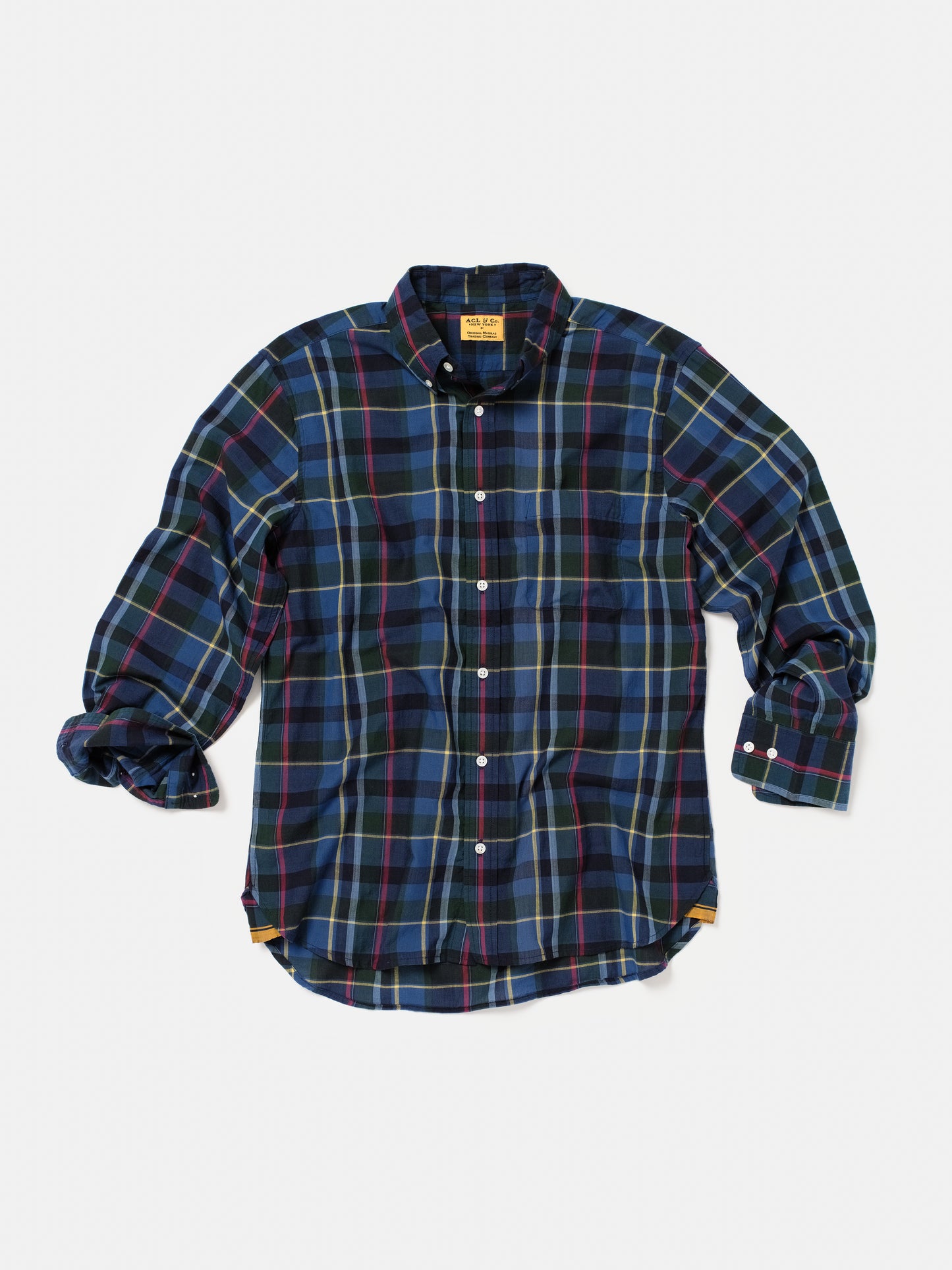 ACL & Co. x Original Madras Trading Co. Blue Madras Shirt (In-Stock)