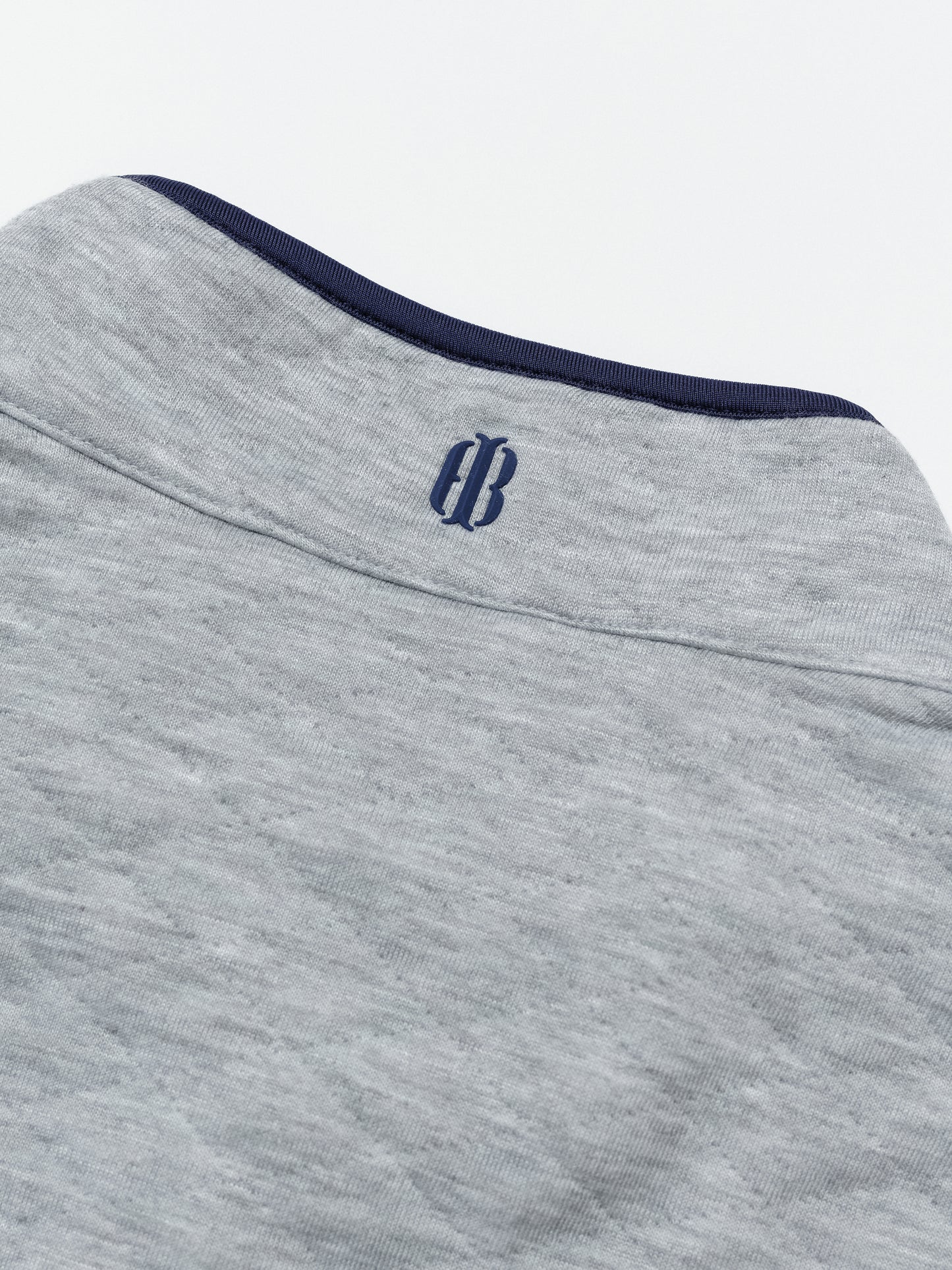 Sullivan Snap Pullover in Gray and Navy