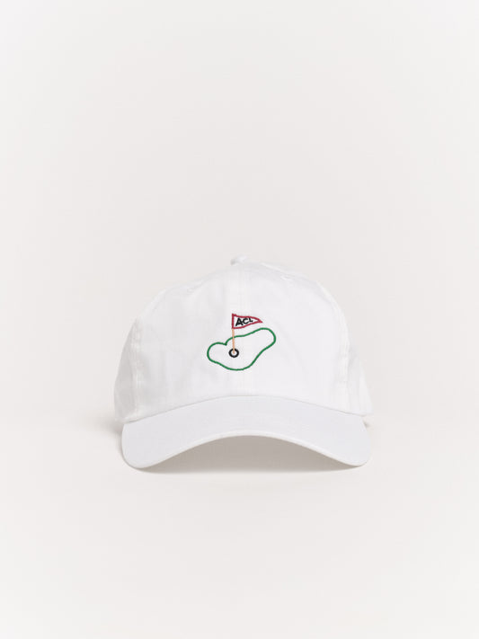 Cotton Golf Hat in White