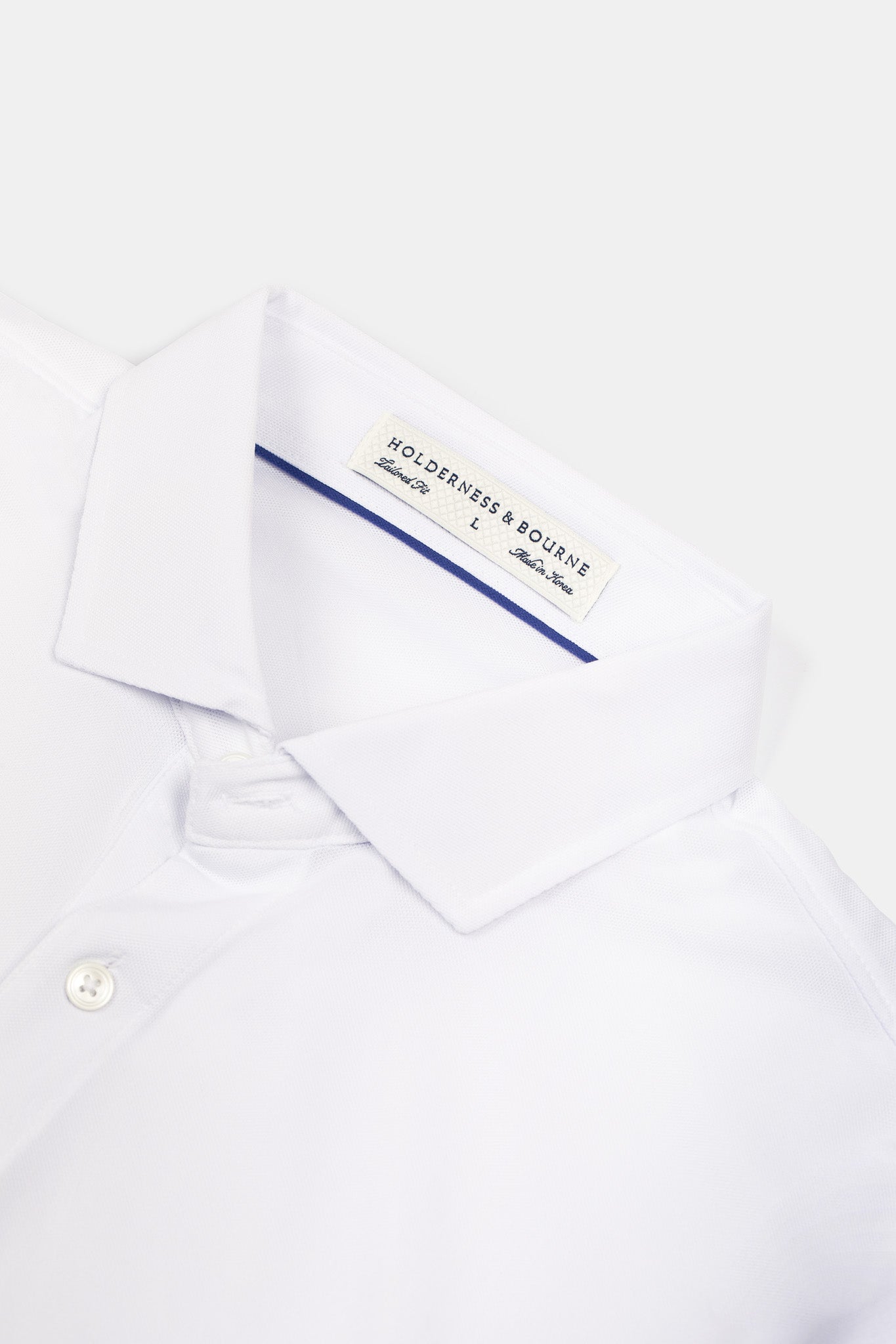 Holderness & Bourne Performance Polo in White